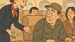 Banc: Văzând un pasager neliniștit la bord